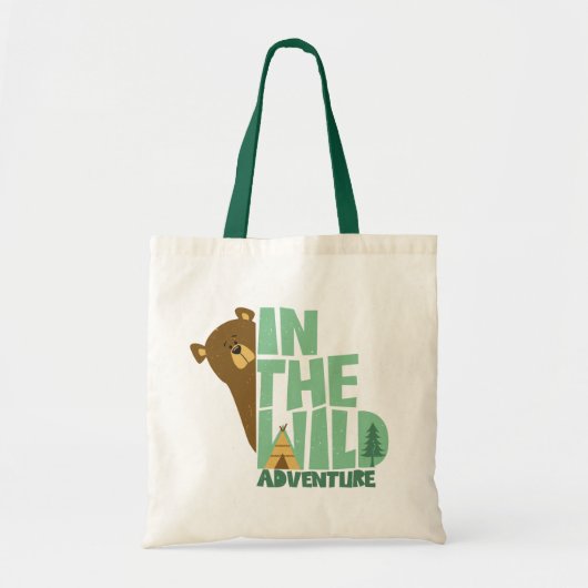 In het wilde avontuur Beer Tote Bag (Voorkant)