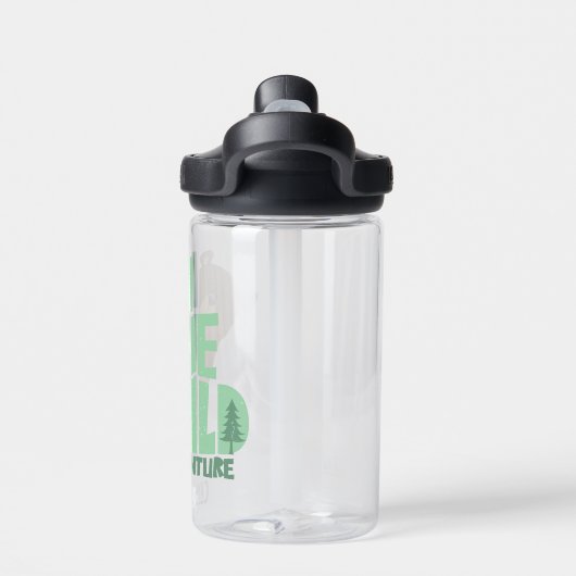 In het wilde avontuur Beer Waterfles (Achterkant)