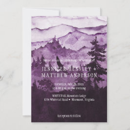 In het wilde Paarse gebergte Kaart