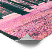 In het Yoyogi Park in Tokio werden bomen gekleurd. Poster (Hoek)