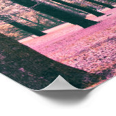 In het Yoyogi Park in Tokio werden bomen gekleurd. Poster (Hoek)