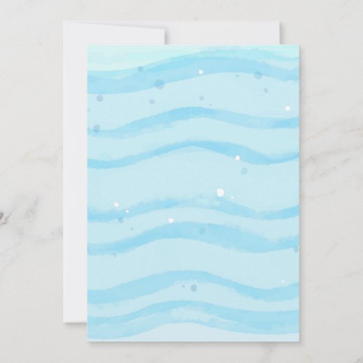 In het Zee 2e verjaardag Kaart (Achterkant)