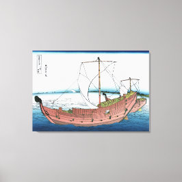 In het Zee van Kazusa Canvas Afdruk