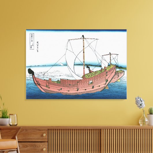 In het Zee van Kazusa Canvas Afdruk (Insitu (Woonkamer))