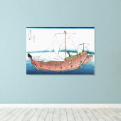 In het Zee van Kazusa Canvas Afdruk (Insitu (Houten vloer))