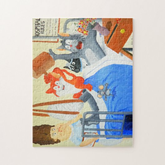 In het ziekenhuis legpuzzel (Verticaal)