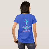in het zuiden verankerd t-shirt (Achterkant volledig)