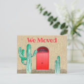 In het zuidwesten hebben we de aankondigingsdeuren briefkaart (Staand voorkant)