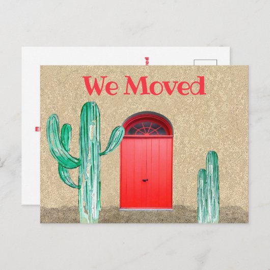 In het zuidwesten hebben we de aankondigingsdeuren briefkaart (Voorkant / Achterkant)