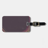 in het zwart 0900 abstracte kunst bagagelabel (Voorkant horizontaal)