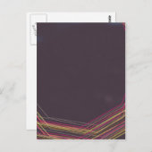 in het zwart 0900 abstracte kunst briefkaart (Voorkant / Achterkant)