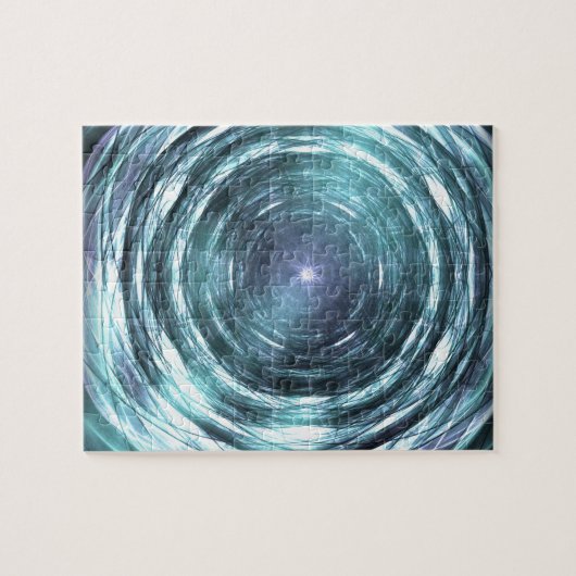 In het zwarte gat legpuzzel (Horizontaal)