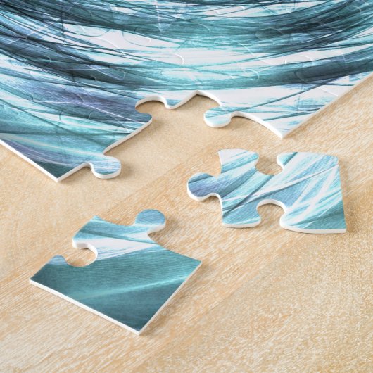 In het zwarte gat legpuzzel (Zijkant)