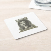 In Hillary We Trust Kartonnen Onderzetters (Schuin)