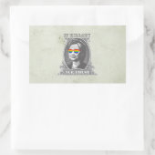 In Hillary we vertrouwen Rechthoekige Sticker (Tas)