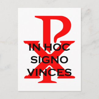 In Hoc Signo Vinces Briefkaart