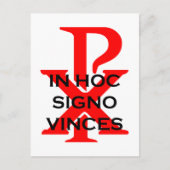 In Hoc Signo Vinces Briefkaart (Voorkant)