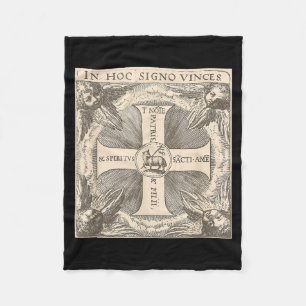 In Hoc Signo Vinces Lam Gods In Dit Teken Overwin Fleece Deken