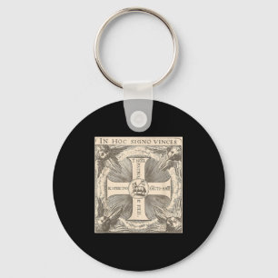 In Hoc Signo Vinces Lam Gods In Dit Teken Overwin Sleutelhanger