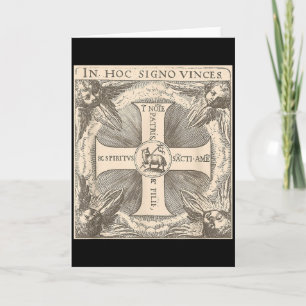 In Hoc Signo Vinces Lam Gods In Dit Teken Overwinn Kaart