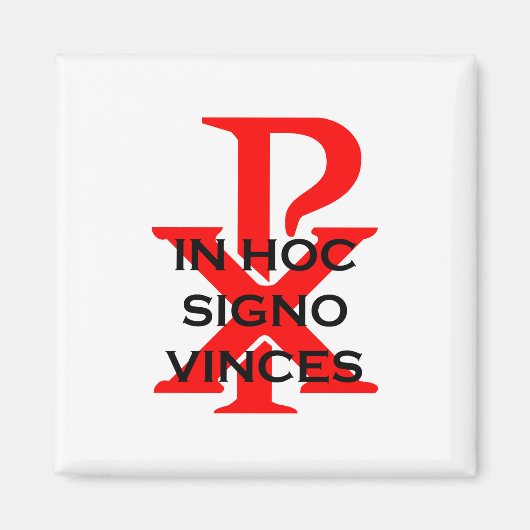 In Hoc Signo Vinces Magneet (Voorkant)