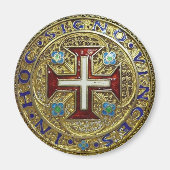 in hoc signo vinces templars magnets magneet (Voorkant)