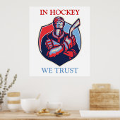 IN HOCKEY VERTROUWEN WE POSTER (Keuken)