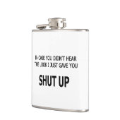 In Hoesje hoorde je niet Heupfles (Links)