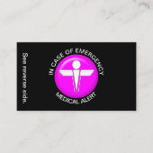 IN HOESJE VAN DE KAART VAN DE  VAN DE RAMPENBEOORD VISITEKAARTJE (Voorkant)