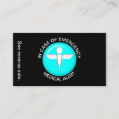 IN HOESJE VAN DE KAART VAN DE  VAN DE RAMPENBEOORD VISITEKAARTJE (Voorkant)