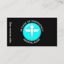 IN HOESJE VAN DE KAART VAN DE  VAN DE RAMPENBEOORD VISITEKAARTJE