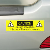 In hoesje van de raapsel bumpersticker (Op auto)