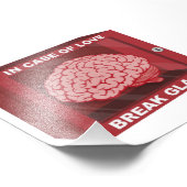 In Hoesje van liefde, Break Glass en Brain gebruik Foto Afdruk (Hoek)