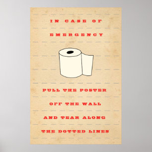 IN HOESJE VAN NOODGEVALLEN POSTER