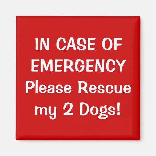 In Hoesje van noodsituaties Magneet (Voorkant)