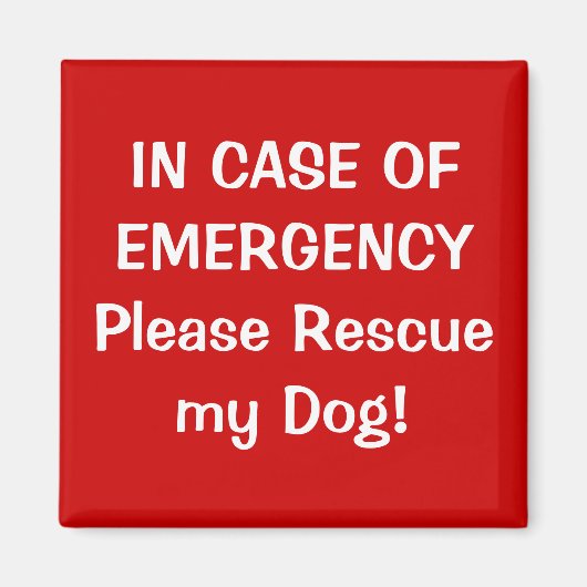 In Hoesje van noodsituaties Magneet (Voorkant)