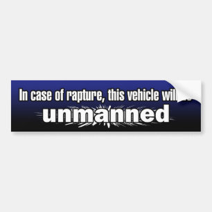 "In Hoesje van verkrachting.." Bumpersticker