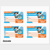 "In Hoesje van vuur. Ja. Ja. Dogs Inside" Sticker  (Vel)