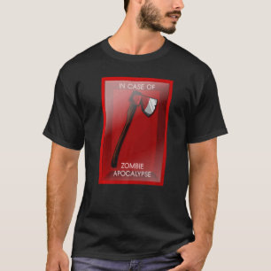In Hoesje van Zombie Apocalypse Chopping Tool Ax T-shirt