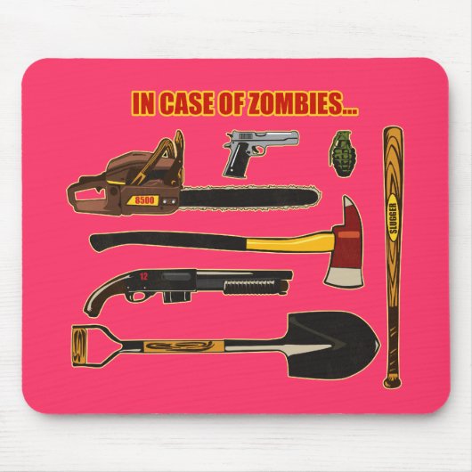 In Hoesje van Zombies... Muismat (Voorkant)