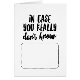 In Hoesje weet je echt niet...