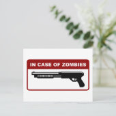 In Hoesje Zombies Briefkaart (Staand voorkant)