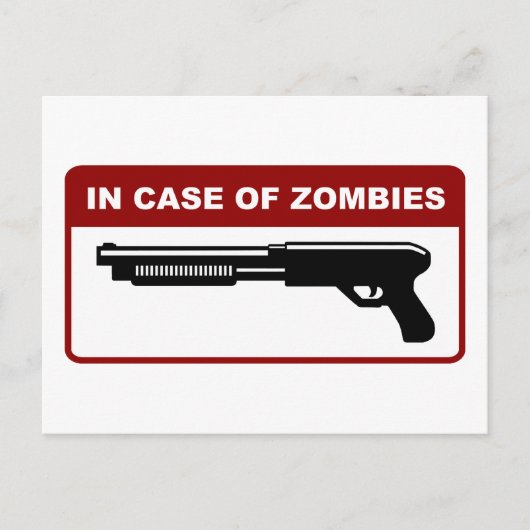 In Hoesje Zombies Briefkaart (Voorkant)