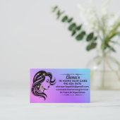 In home hair care visitekaartje (Staand voorkant)