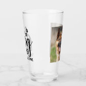 In hondenbier heb ik maar één aangepaste foto van  glas (Links)