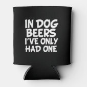 In hondenbier heb ik maar één grappige blikjeskoeler (Voorkant)