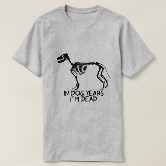 in hondenjaren t-shirt (Design voorkant)