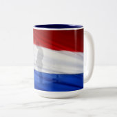 In Honor of all (fallen) Heroes Tweekleurige Koffiemok (Voorkant rechts)