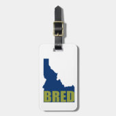 In Idaho geboren Bagagelabel (Voorkant verticaal)