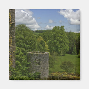 In Ierland, bij Blarney Castle een stenen toren in Magneet